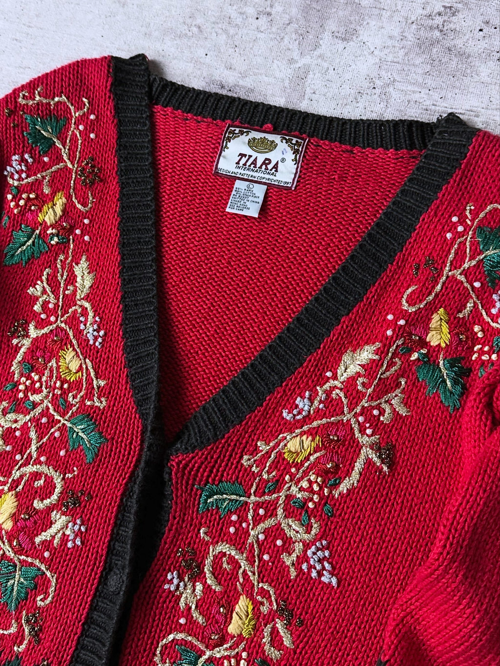 Chaleco Tiara (Navideño/Rojo)