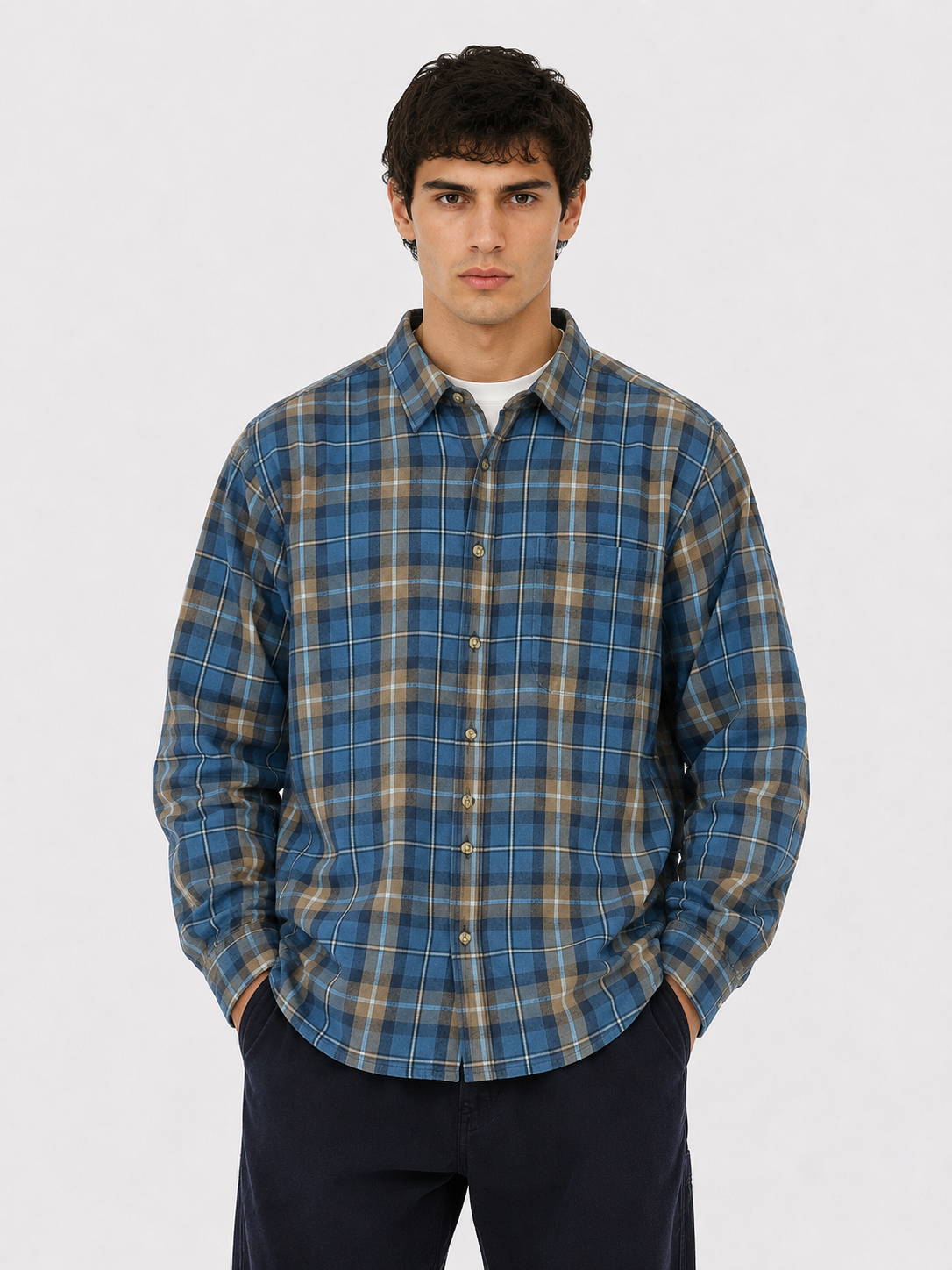 Camisa Franela Charles Vöguele