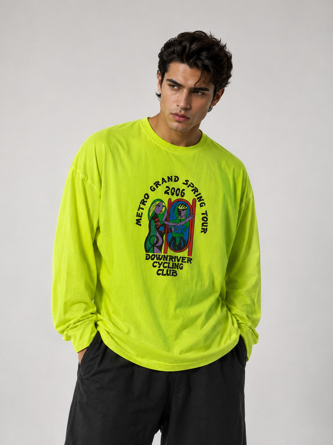 Polera Manga Larga Gildan