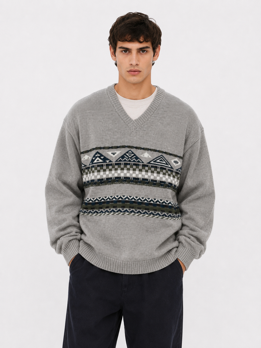 Chaleco Vintage Gris