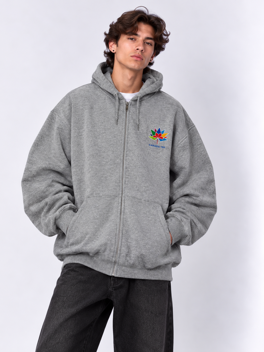 Poleron Gildan gris