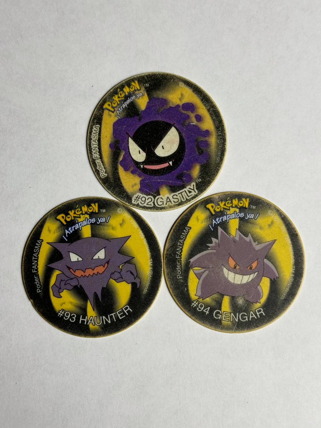 Pack 3 Tazos Pokemon