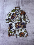 Blusa Vintage (Flores/Blanca)