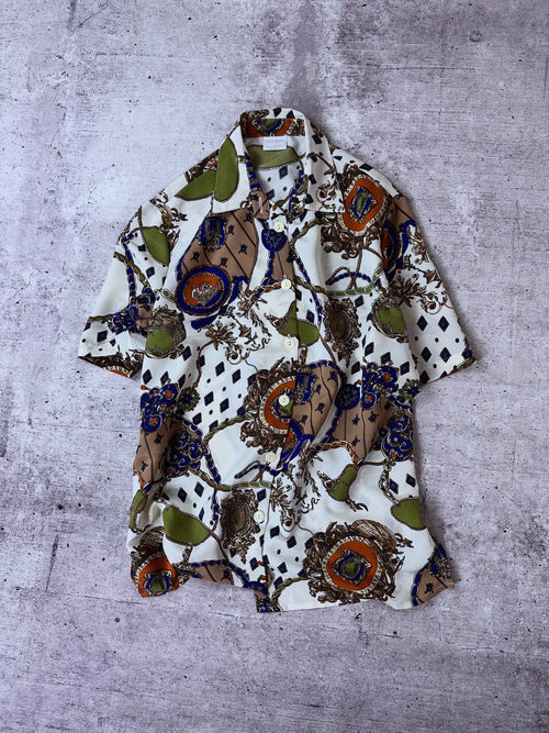 Blusa Vintage (Flores/Blanca)