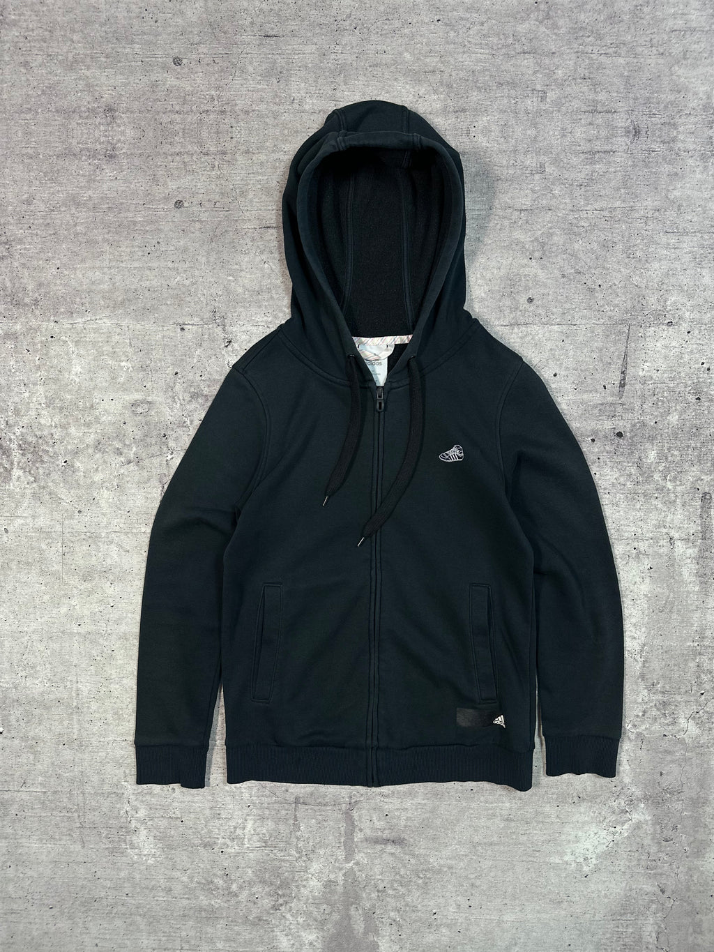 Poleron Adidas Negro con cierre