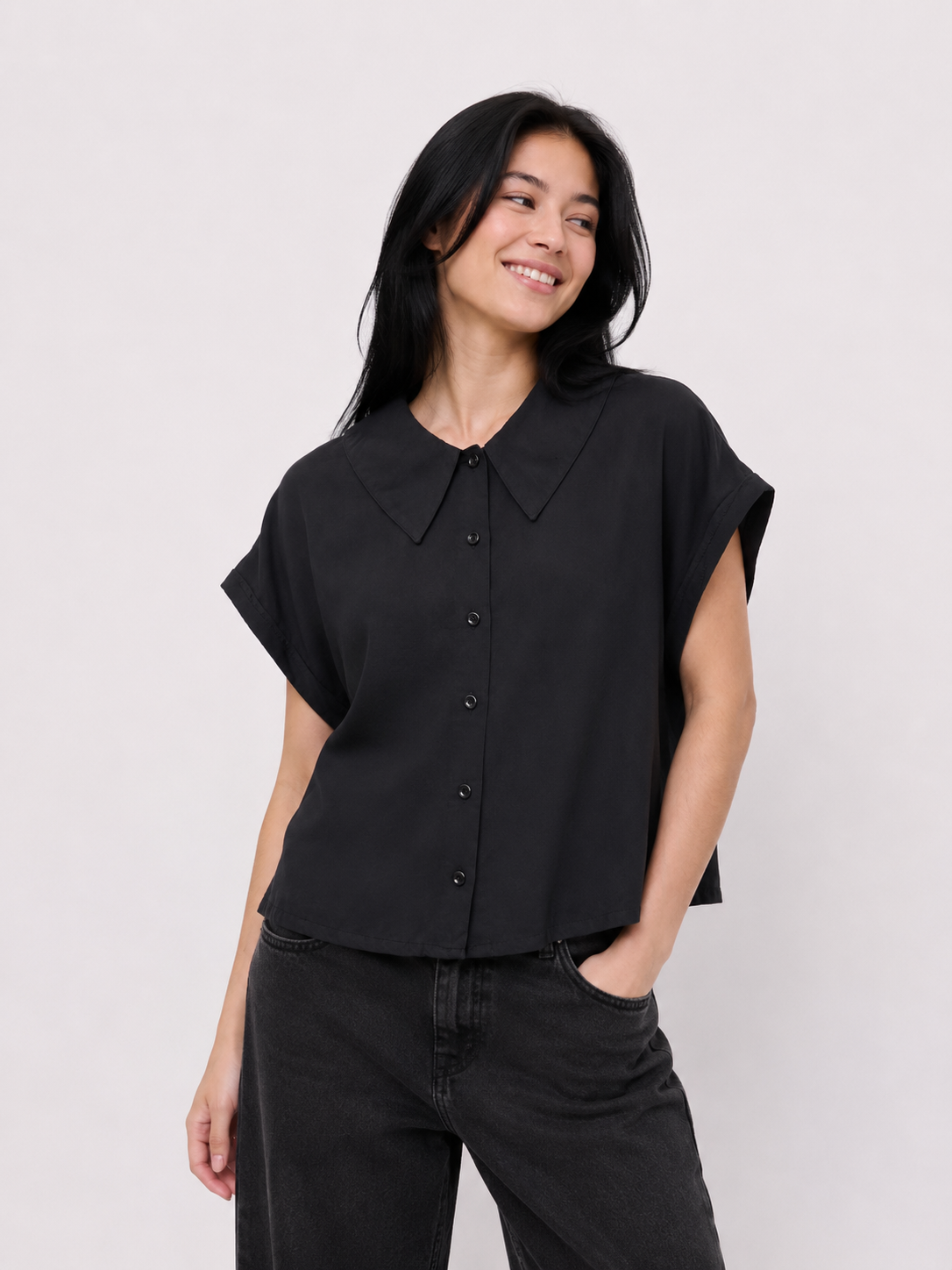 Blusa Vintage Negra