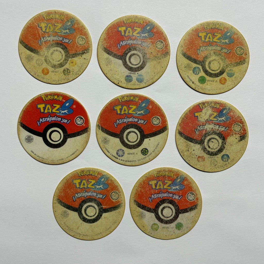 Lote 8 Tazos Pokemon 1