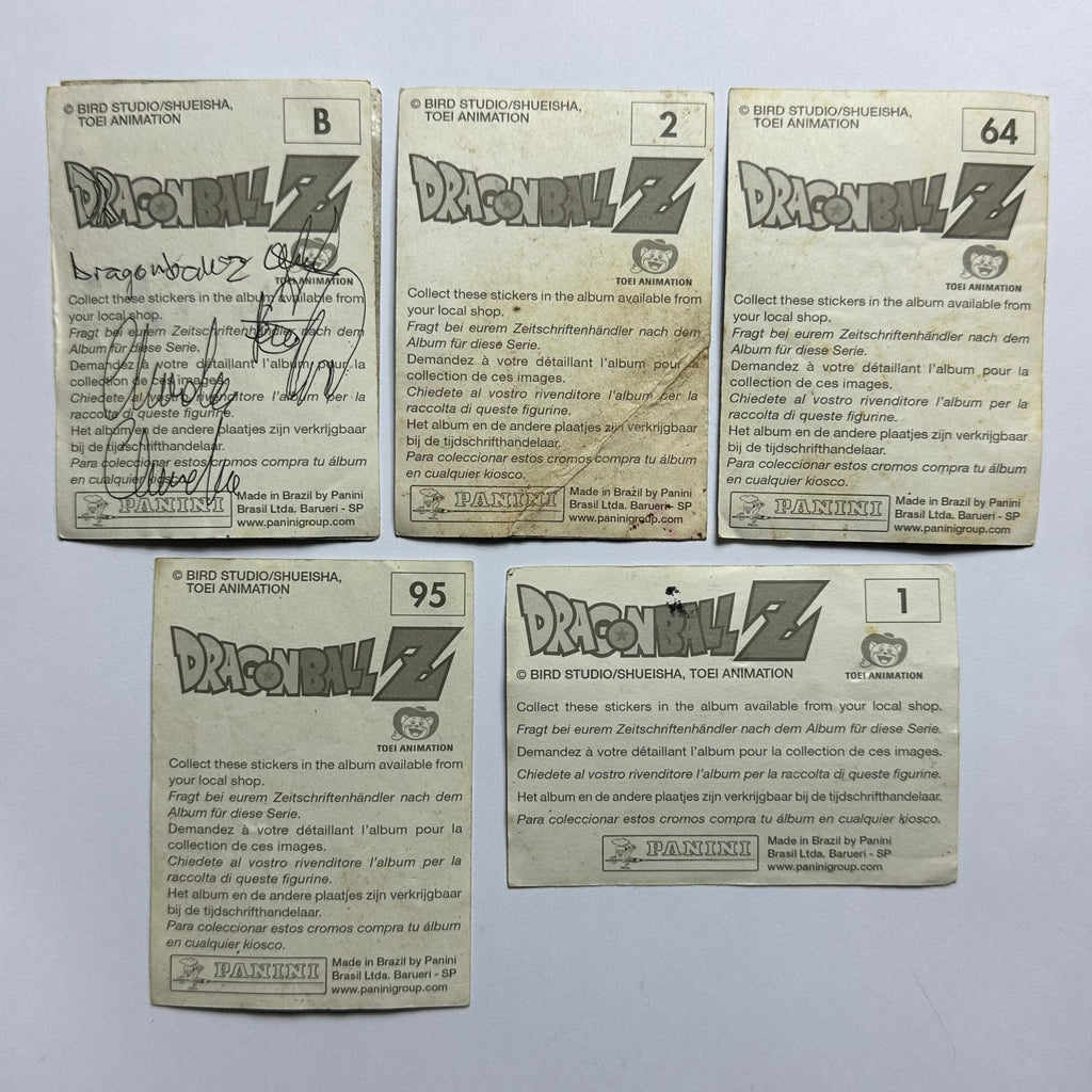 5 Hologramas Dragón Ball - Panini