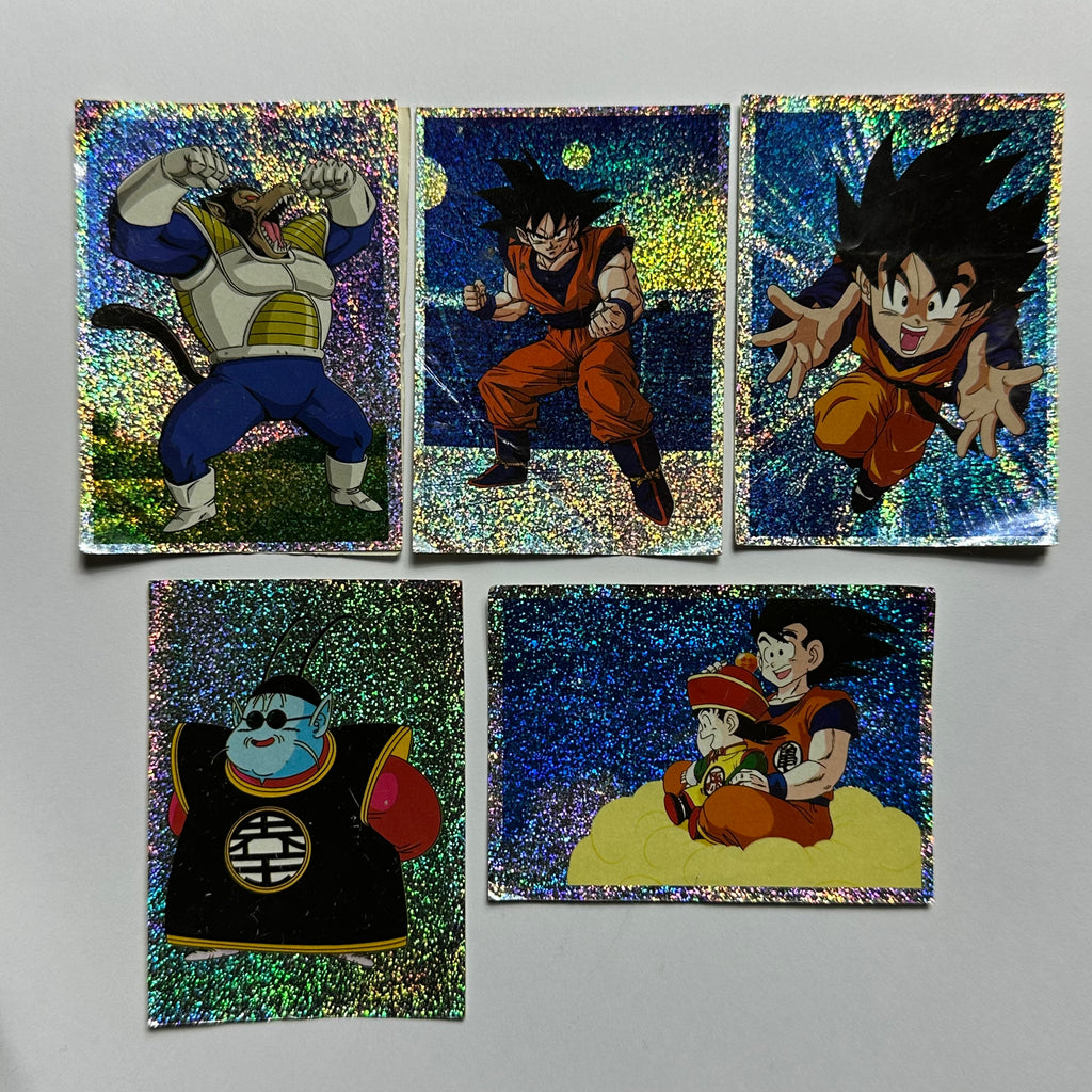 5 Hologramas Dragón Ball - Panini