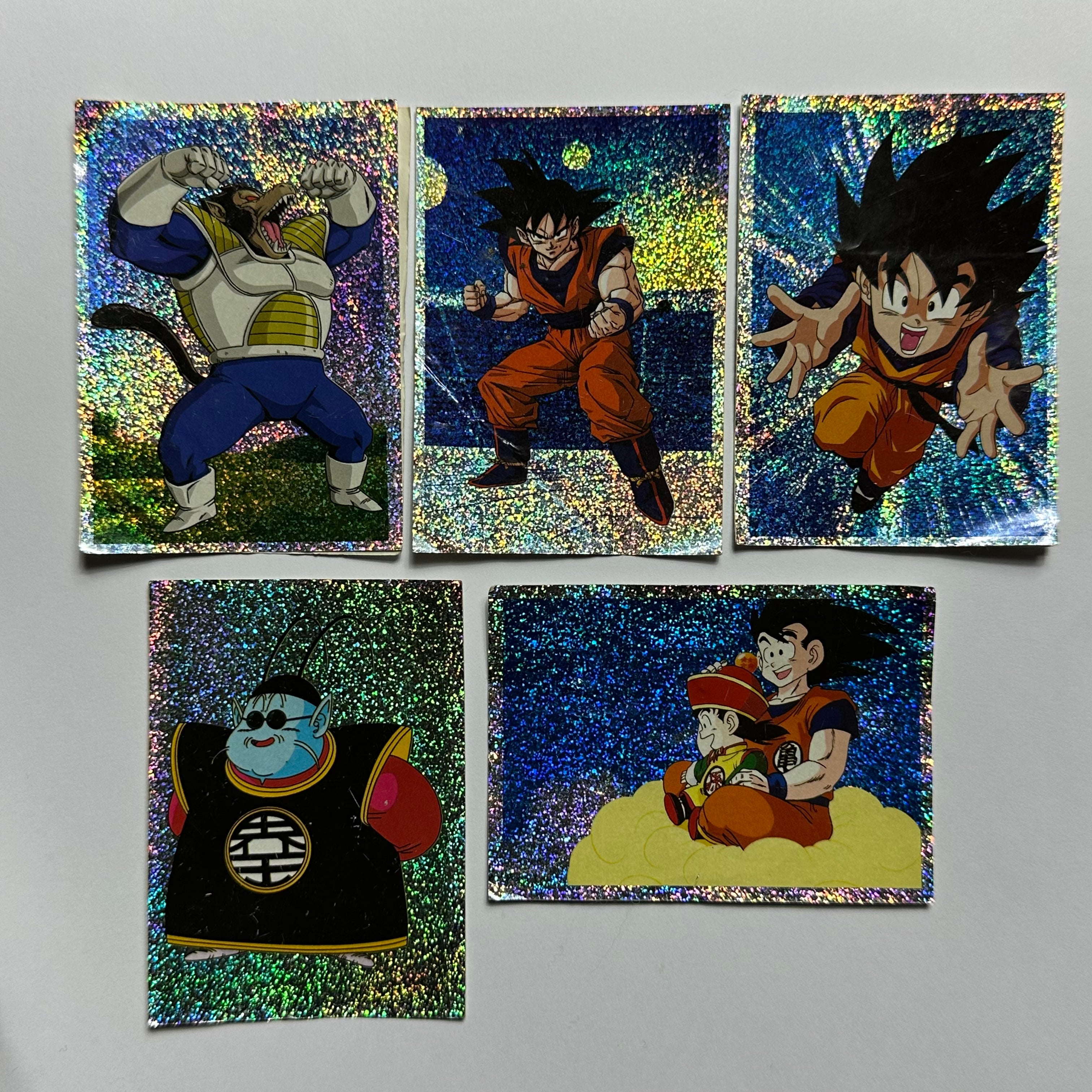5 Hologramas Dragón Ball - Panini