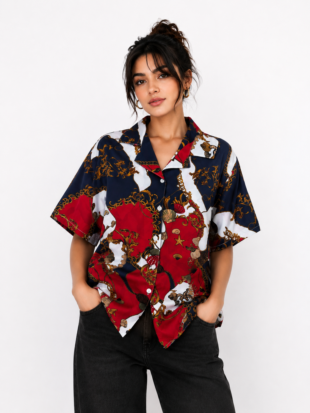 Blusa Vintage (Fabricado en Francia)