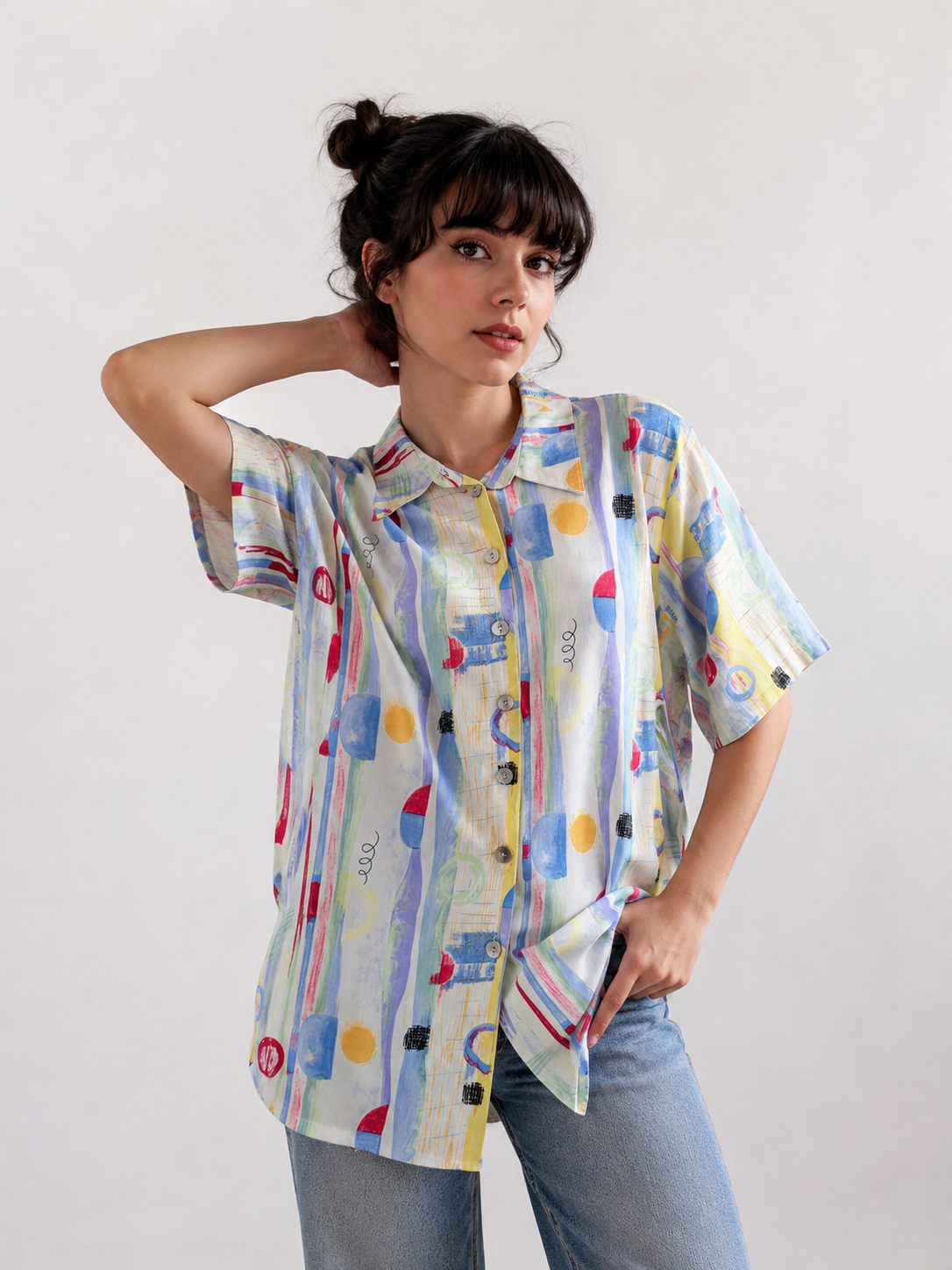 Blusa Vintage (Geométrica)